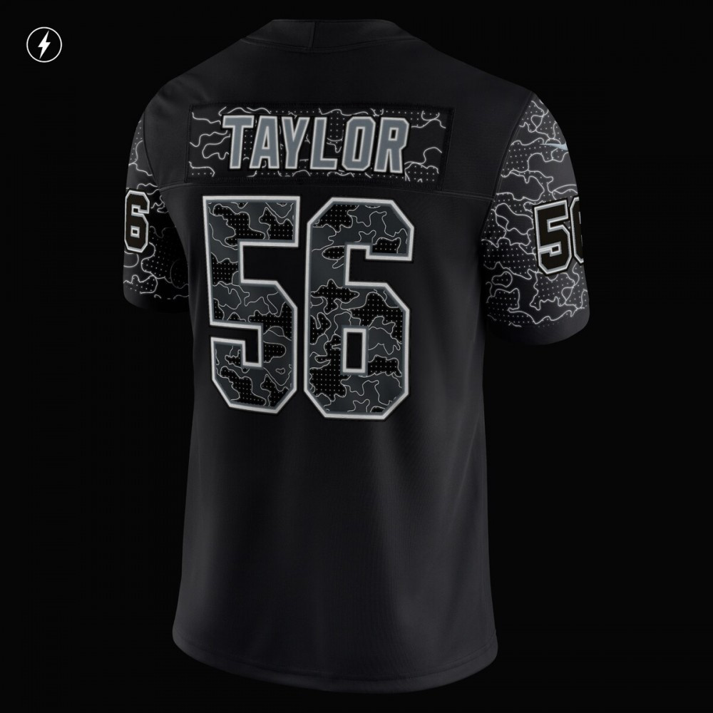 Lawrence Taylor New York Giants Nike Retired Player RFLCTV Limited Jersey - Black-GridironStore